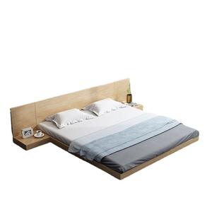 Bilido Wabi-Sabi Cama baja de madera Cama de piso simple LOFT para apartamento o habitación de hotel Habitación estándar Directo de fábrica - Product Image 6