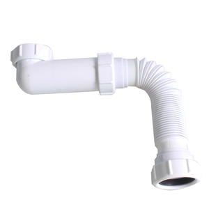 Siphon et compo de vidage blancs TALEA modernes pour <span class=keywords><strong>évier</strong></span> de cuisine, gain de place, avec garantie de 5 ans - Product Image 3