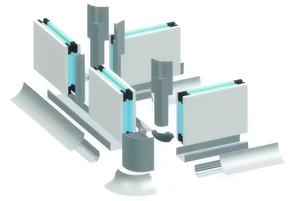 Gemakkelijk Schoon Te Maken 6063-t5 Cleanroom Van Aluminiumlegering & Ziekenhuis & Laboratoriumprofiel Serie Geanodiseerde Externe Booghoek Voor 50Mm Paneel - Product Image 3