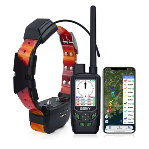 TD021 GPS Anjing Pelacak Kerah dan Sistem dengan Fitur E-kerah Anjing Pelacak Kerah