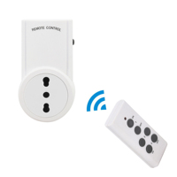 Prise électrique intelligente avec télécommande sans fil, interrupteur d'alimentation pour lampe, avec batterie, pour système de maison intelligente