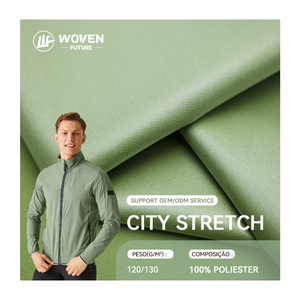 Shaoxing Wovenfuture Poly Bonding Stretch Woven Jurly Novak Niki Shorts Rouleaux imperméables Tissu microfibre avec Tpu - Product Image 1