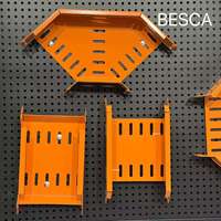 Bandeja Portacables Perforada de Venta Directa de Fábrica, Acero Galvanizado, Tamaños Personalizables con Recubrimiento HDG