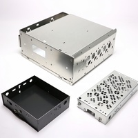 Boîtier en aluminium en acier inoxydable personnalisé Boîtiers électroniques et d'instruments personnalisés Boîtier d'amplificateur Châssis en aluminium
