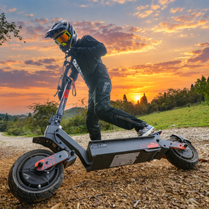Trottinette électrique tout-terrain KuKirin G4 Ultra 11 pouces, suspension intégrale, 60V 20Ah, double moteur, autonomie 80 km, confort de conduite sur routes accidentées - Product Image 1
