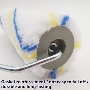 Stock prêt à l'emploi de brosse à rouleau de peinture au latex sans angle mort brosse de bricolage en ciment étanche support personnalisé OEM - Product Image 3