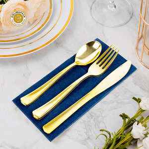 <span class=keywords><strong>Tovaglioli</strong></span> Airlaid OOLIMA con effetto lino, porta posate usa e getta pre-piegati per matrimoni - Product Image 3