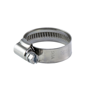 High Quality Industrial-Grade 12mm Reusable Stainless Steel Hose <b>Clamp</b> 304 Material Metric Measurement System Made in Taiwan - Product Image 2