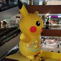 Pikachu inflable, disfraz de Mascota de pikachu, pokemon inflable para publicidad, gran oferta