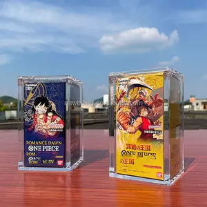 Clear Acrylic 1 Piece Summit Final Battle OP-2 Japanese Booster Box Display Case