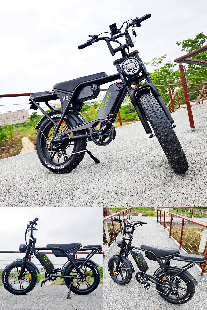 V8 PRO 大人向け電動アシスト自転車 1000Wモーター 48V 15Ah 着脱式