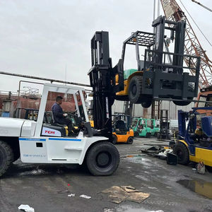 Montacargas TCM 100 de 10 toneladas, 90% nuevo, original japonés con EPA, CE, agrícola, usado, barato, TCM100 g, ¡OFERTA ESPECIAL con ENVÍO GRATUITO! - Product Image 1