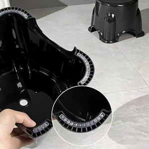 Taburete Pequeño de Plástico para Uso Doméstico, Apilable, para Mesa de Centro, Habitación de Alquiler, Ducha Infantil, Baño, Taburete Bajo - Product Image 6