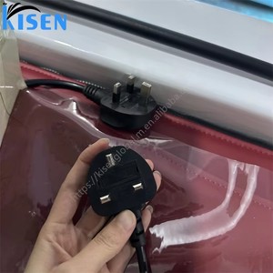 Cama de champú comercial de fibra de vidrio para spa con elevación automática de piernas, masaje de rodillos en la espalda, lámpara LED y diseño ancho para clientes de talla grande - Product Image 6