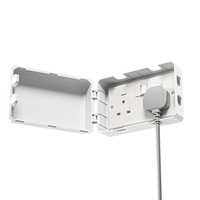 Boîte de protection de prises électriques à l'épreuve des enfants, grande taille, pour la sécurité des bébés, facile à installer pour sécuriser les prises domestiques.
