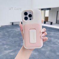 Étui de téléphone pour iPhone 16 Pro Max, porte-carte de crédit, housse antichoc 2 en 1 avec support de téléphone, nouveauté