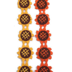 Garniture tricotage colorée OEM Sac à main Accessoires de sac en dentelle Garniture en dentelle <span class=keywords><strong>crochet</strong></span> - Product Image 2