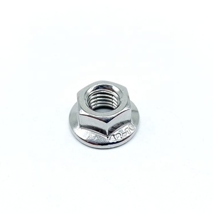 DIN 6923 - Hex mặt bích Nut với răng cưa M5 M6 M7 M8 M10 M18 thép không gỉ Hex mặt bích răng cưa Nut din6923 - Product Image 2