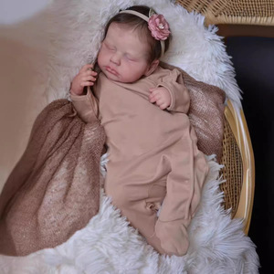 Muñeca Bebé Reborn Loulou de 19 Pulgadas, Muñeca Realista Hecha a Mano, Juguete de Alta Calidad, Regalo Popular para Niños - Product Image 2