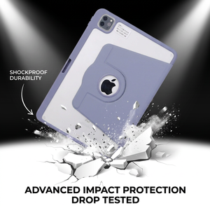 Étui rotatif à 360 degrés pour <span class=keywords><strong>iPad</strong></span> 10.9 10e génération, <span class=keywords><strong>coque</strong></span> arrière transparente avec support pour stylet, <span class=keywords><strong>coque</strong></span> de protection antichoc pour entreprise - Product Image 3