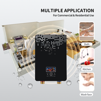 Pemanas Air Listrik Instan 220V-240V 4.5KW Sistem Keamanan Multifungsi Temperatur Dapat Diatur untuk Rumah Hotel Kamar Mandi Shower