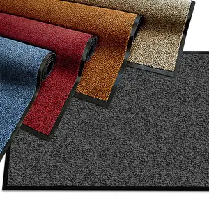 100% Polypropylene Cut Pile Tufted Foot Mat Rubber Matting Magic Doormat PVC Anti Slip Floor Door Mat.