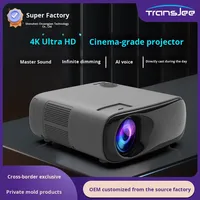 Nouveau projecteur intelligent Android 1080P 1000 ANSI avec autofocus et entrée d'écran automatique pour réunions de bureau, vente en gros transfrontalière et usage domestique (CRT)