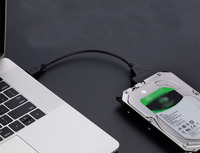 Cantell kabel Data Hard Disk, kabel SATA 2.0 ke SATA 22Pin, kabel Data 2.5 inci HDD