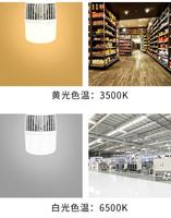 Ampoule LED haute puissance, en aluminium, 30W 50W 80W 100W 150W 200W, E27, pour atelier, garage, usine, lampe d'entrepôt