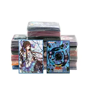 Gaming Soft Art Card Sleeves With Header Bag, Colorful Kmc Card Sleeves