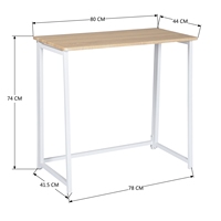 Bureau maison petit bureau de table d'ordinateur pliant blanc pour ordinateurs