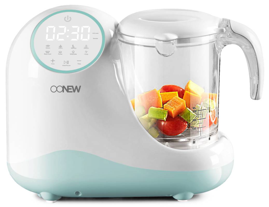 OONEW 8 in 1 Multifunctional Portable Intelligent Infant Baby Food Processor Maker Blender Steamer