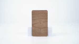 Carte de visite professionnelle en bois NFC haute fréquence Google Music - Product Image 5