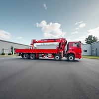 Grue montée sur camion Xinfeigong 16 tonnes à flèche télescopique, avec étais larges et stabilisés, pour levage lourd, moteur Weichai – Approvisionnement direct usine