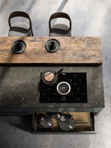 Gabinetes de Cocina Modernos Totalmente Personalizables, Recién Lanzados, Ecológicos, de Tablero de Partículas con Revestimiento de Melamina, Laminado, con Fregadero de Cuarcita - Product Image 6