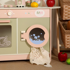 Set <span class=keywords><strong>Cucina</strong></span> Giocattolo in Legno Personalizzabile Unisex, Giocattoli Educativi per Bambini, Mini <span class=keywords><strong>Cucina</strong></span> Fai-da-Te per Bambini in Età Prescolare - Product Image 4
