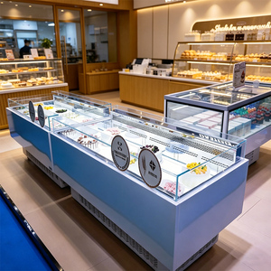 <span class=keywords><strong>Vitrine</strong></span> Réfrigérée Commerciale <span class=keywords><strong>pour</strong></span> Supermarché, Présentoir Réfrigéré <span class=keywords><strong>pour</strong></span> Pâtisseries et Gâteaux, Modèle à Brancher - Product Image 2