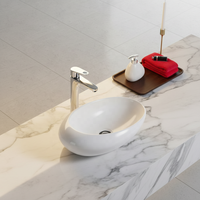 Vasque à poser en céramique blanche pour salle de bain, design moderne et unique, qualité hospitalière, garantie 5 ans, pour villa privée