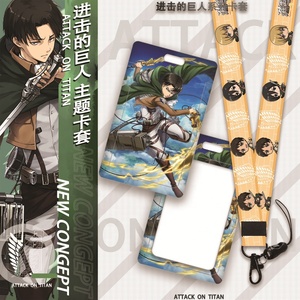 ซองใส่บัตรนักเรียนลายอนิเมะ <span class=keywords><strong>Attack</strong></span> <span class=keywords><strong>on</strong></span> <span class=keywords><strong>Titan</strong></span> ขายดี ป้องกันการสูญหาย พร้อมสายคล้องคอเข้าชุด - Product Image 2