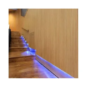 रिकॉर्डिंग रूम के लिए एचजे एमडीएफ ध्वनिरोधी लकड़ी लिबास दीवार ध्वनिक पैनल लकड़ी की दीवार पैनल ध्वनि अवशोषित एक्यूपैनल ध्वनिक पैनल