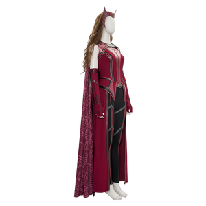 Disfraces de cosplay personalizados de la Bruja Escarlata para adultos, inspirados en la <span class=keywords><strong>película</strong></span> de televisión de Halloween, para actuaciones en eventos. - Product Image 3