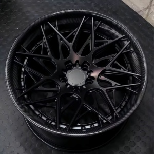 Jantes forgées en aluminium JC Custom, finition carbone noir mat, 2 pièces, jantes de voiture personnalisées de 18 à 24 pouces pour Revuelto/Aventador - Product Image 2