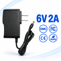 Adaptateurs secteur muraux multi-prises personnalisés pour la vente en gros (US, UE, UK, AU) – Haute stabilité, AC/DC 12W 6V 2A, pour guirlandes lumineuses LED et éclairage