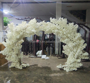 6 pies 8 pies interior gran flor blanca <span class=keywords><strong>sauce</strong></span> glicinia boda centro <span class=keywords><strong>de</strong></span> mesa árbol artificial flor <span class=keywords><strong>de</strong></span> cerezo para decoración <span class=keywords><strong>de</strong></span> boda - Product Image 3