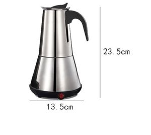 Cafetera Eléctrica <span class=keywords><strong>Moka</strong></span> de Acero Inoxidable con Base Calefactora, Producto Más Vendido - Product Image 5