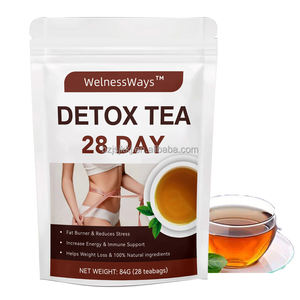 Welnessways OEM 28 дней Детокс-чайные добавки для контроля веса Иммунная поддержка Энергия повышает стресс для взрослых - Product Image 3