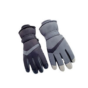 Gants de ski d'hiver pour hommes, doublure en coton épais, écran tactile, pour le ski, le cyclisme et les déplacements - Product Image 4