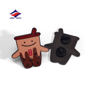 เข็มกลัดโลหะผสม 2 มิติ 3 มิติ ออกแบบโลโก้ตามสั่ง 20 ปีแห่ง Longzhiyu ของที่ระลึกสำหรับชมรมธุรกิจ สถาบันการศึกษา ใช้ติดหมวกหรือเสื้อผ้า - Product Image 3