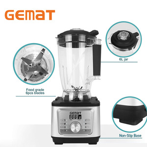 Licuadora Comercial Gemat de 6L con Control de Velocidad Variable para Jugos y Procesamiento de Alimentos - Product Image 3