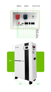 แบตเตอรี่ลิเธียมสำรองไฟบ้าน LVFU EU/MY/PK/ID/PH รุ่น LFF51280 ความจุ 15 กิโลวัตต์ชั่วโมง แบบ Deep Cycle 280 แอมป์ชั่วโมง สำหรับจัดเก็บพลังงานในบ้าน ระบบสำรองไฟ (UPS) 51.2 โวลต์ LiFePO4 - Product Image 3